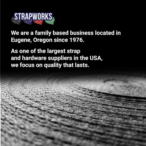 Vista 6 de Strapworks Heavyweight Polypropylene Webbing - Heavy Duty Poly Strapping for Outdoor DIY Gear Repair, 1.5 Inches