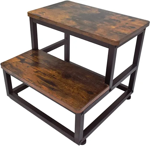 Vista 14 de YAKANJ Taburete Escalón, Taburete Escalón de Madera Resistente para Adultos Niños Pequeños, Taburete de Pie Resistente y Estable para Cocina Baño