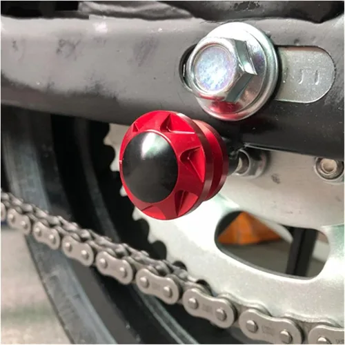 Vista 2 de Moto CNC Swingarm Carrete Sliders Tornillos de soporte para Kawasaki Z650 Z900 Z1000 Z800 Z750 Z750R Z250 Z300 M8/M10 Anticaída Marco Sliders