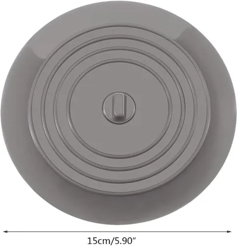 Vista 7 de VIGOR PATH Juego de 2 tapones de silicona para bañera – Tapones de fregadero de 5.9 pulgadas – Cubiertas planas de drenaje de bañera, captador