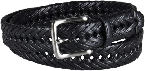 Vista 2 de Tommy Hilfiger Cinturón trenzado para hombre, Marrón