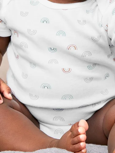Vista 7 de Simple Joys by Carter's Body unisex de manga corta para bebé, paquete de 6