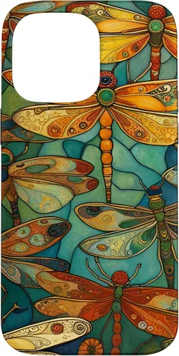 Vista 21 de iPhone 16 Dragonfly Party III Pretty Dragonflies In A Garden Flying Case