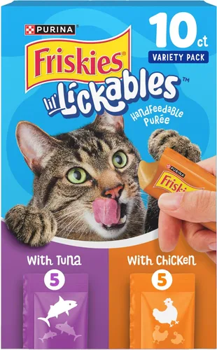 Vista 16 de Friskies Purina Lil' Lickables with Atún Cat Treats - 16 oz (32 unidades)