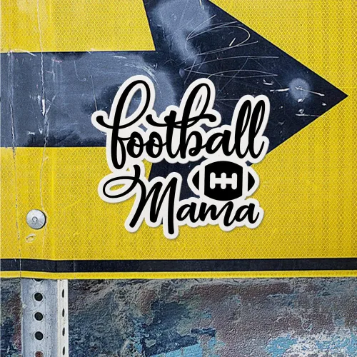 Vista 4 de Adhesivos de vinilo de fútbol para interiores (sin impermeabilidad), accesorios de teléfono portátil, casco, ventana de automóvil, taza tubérculo