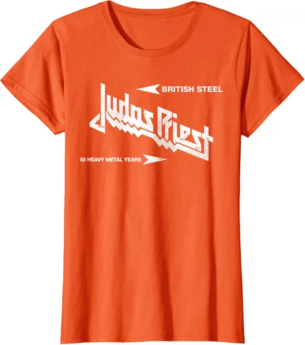 Vista 34 de Judas Priest Camiseta British Steel Negro