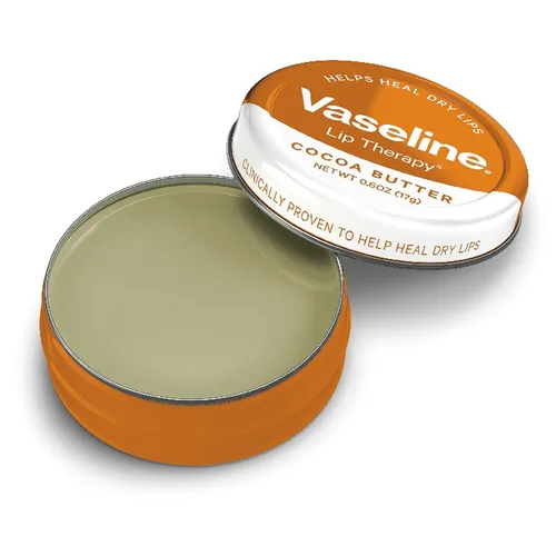 Vista 4 de Vaseline Lip Therapy lata de Bálsamo de Labios, 0,6 onzas (2 unidades)., manteca de coco