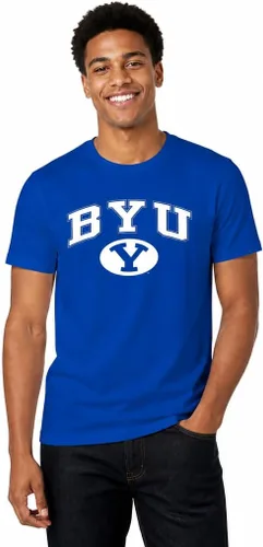 Vista 31 de Campus Colors NCAA - Camiseta de algodón para adulto, unisex, para el día del juego Azul marino