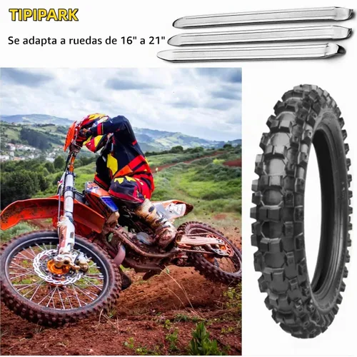 Vista 2 de Palancas de neumáticos de bicicleta, cucharas de neumáticos de motocicleta, juego de hierro, herramientas de cambio de neumáticos de motocicleta