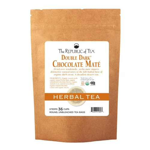 Vista 27 de The Republic of Tea Té de hierbas Rooibos rojo de almendra, coco y macarrón, 36 bolsas de té de repuesto