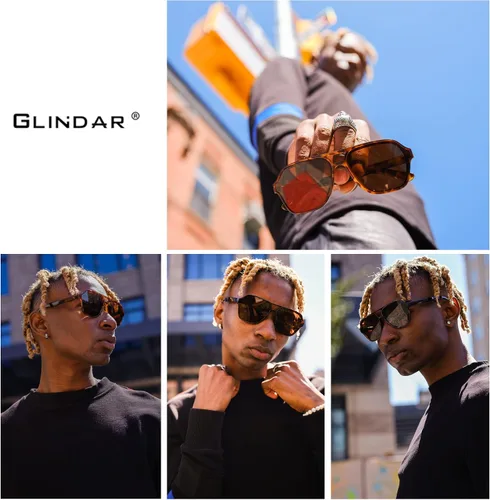 Vista 3 de GLINDAR Gafas de sol polarizadas para hombre y mujer