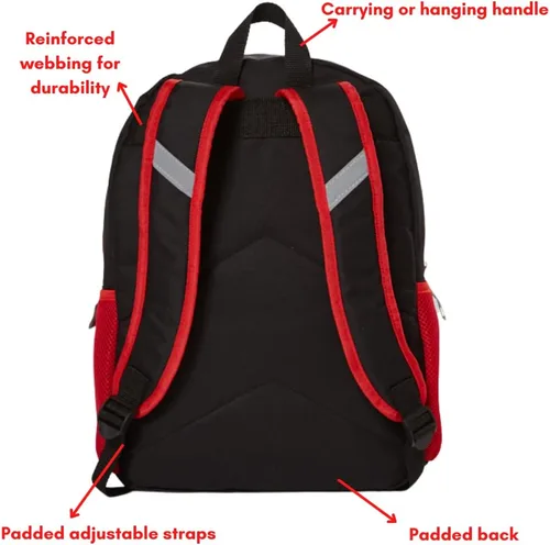 Vista 6 de RALME Juego de mochila para niños, 16 pulgadas, 6 piezas, incluye bolsa de almuerzo plegable, botella de agua, llavero y estuche para lápices