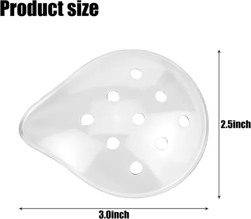 Vista 2 de 1 parche de plástico para ojos, protección ocular para adultos, cobertura de cirugía ocular (1)