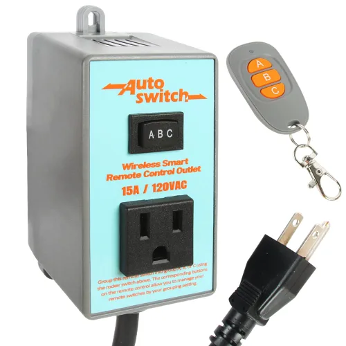 Vista 7 de Interruptor de salida del colector de polvo remoto de 120V
