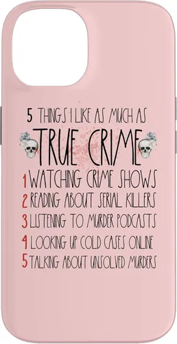 Vista 4 de Funda para iPhone 13 Pro Max Serial Killer I Like True Crime For Women True Crime Lover