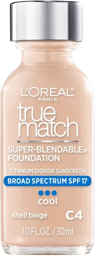 Vista 4 de L'Oréal Paris True Match - Maquillaje supermezclable, alabastro, 1 onza líquida Alabaster