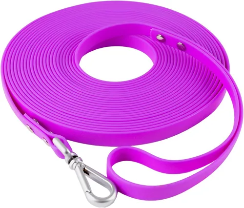 Vista 12 de Correa Larga de Entrenamiento para Perros Impermeable Línea Larga Resistente para Exteriores Correa de Llamada 10ft 15ft 20ft 30ft 50ft para Perros