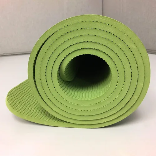 Vista 2 de Esterilla de yoga ecológica de alta calidad, no PVC, no tóxica, no metales pesados, olor no irritante con correa transportadora incluida
