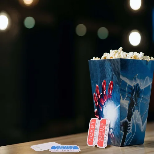 Vista 6 de ESSENTIAL 1000 Blue Double RaffleTickets Roll, rollo de boletos 50/50 Boletos para rifas imprimibles para ocio, ver películas, entretenimiento