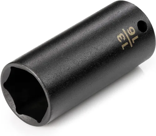 Vista 26 de TEKTON Zócalo de impacto de 6 puntos de 1 pulgada de profundidad de 3/8 pulgadas x 1 pulgada SID13025