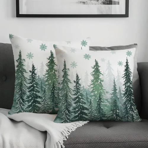 Vista 163 de Juego de 2 fundas de almohada de 16 x 16 pulgadas, diseño patriótico de bandera estadounidense con estrellas para exteriores, estilo casa de campo