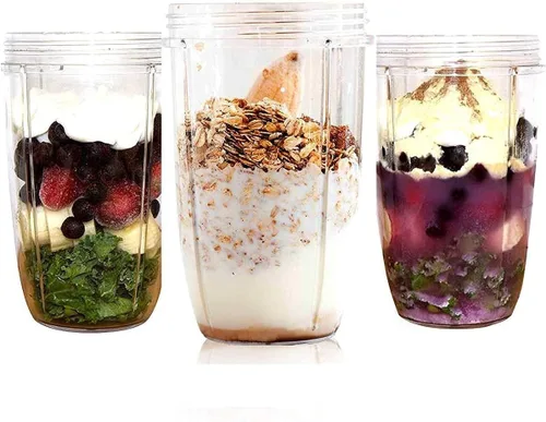 Vista 4 de Nutribullet Tapa abatible con taza alta de 32 onzas, compatible con licuadoras Nutribullet 600W 900W