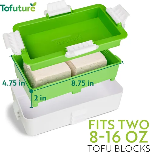 Vista 9 de Tofuture Prensa de tofu de Tofuture - La prensa original y mejor para tofu. Elimina fácil y rápidamente el agua del tofu para mejorar el sabor y dar