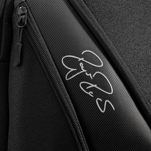 Vista 5 de Bolsa para raqueta de tenis Wilson RF DNA - Roja y negra