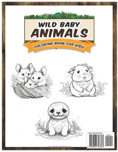 Vista 2 de WILD BABY ANIMALS COLORING BOOK FOR KIDS CUTEST ANIMALS