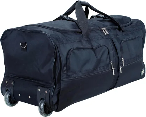 Vista 8 de Rockland Bolso de viaje con ruedas, Negro