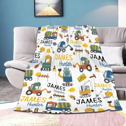 Vista 28 de Manta de bebé de esqueletos de dinosaurios de neón retro de los años 80, regalos para niños y niñas, decoración de dinosaurios, felpa suave