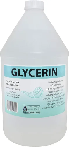 Vista 3 de Glicerina USP de calidad alimentaria 99.7 %, derivado puro de glicerina de soja/vegetal, 1