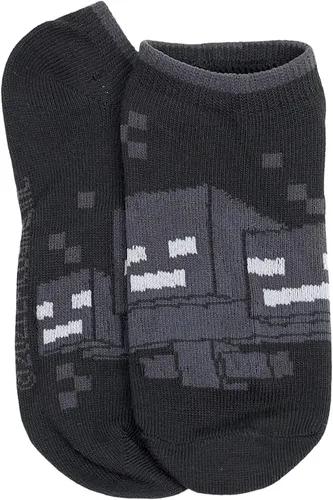 Vista 4 de Minecraft Calcetines de corte bajo para niños paquete de 6 pares