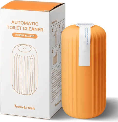 Vista 14 de Fresh & Fresh Limpiadores automáticos para inodoros (verde bosque) – 1 botella (hasta 2500 descargas/botella), limpiador de inodoro comercial