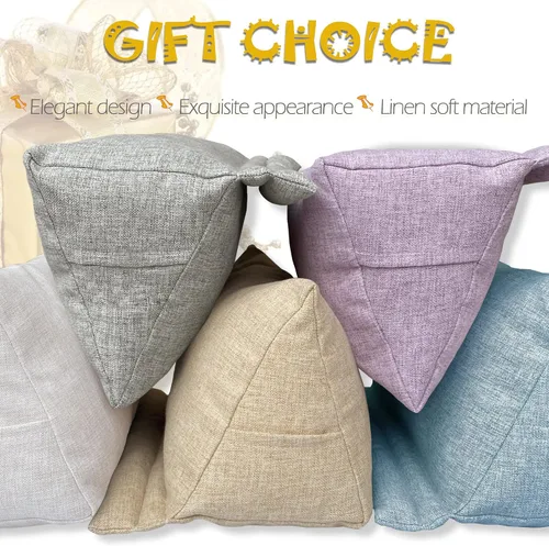 Vista 6 de Soporte para tableta para leer en la cama, soporte de almohada para lector de regazo, accesorios regalos para amantes de los libros lectores Azul