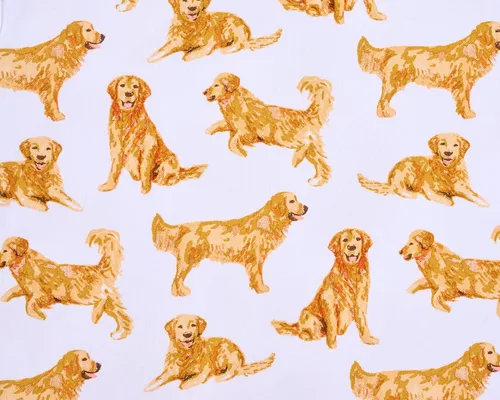Vista 2 de Mud Pie Pijamas de raza de perro para niñas y niños pequeños