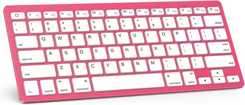 Vista 11 de OMOTON Teclado Bluetooth compatible con iPad A16 de 11ª y 10ª generación, iPad 10.2 (9ª/8ª/7ª), iPad Pro de 13/12.9/11 pulgadas, iPad Air/Mini y más