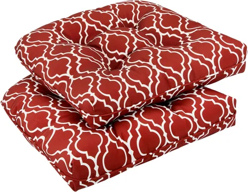 Vista 18 de downluxe Juego de 2 cojines para sillas de exterior para muebles de patio, cojines impermeables acolchados rellenos para muebles de patio, cojín