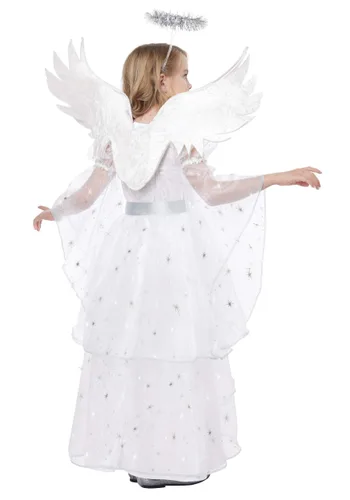 Vista 2 de Disfraz de ángel de luz de estrellas para niñas Multicolor