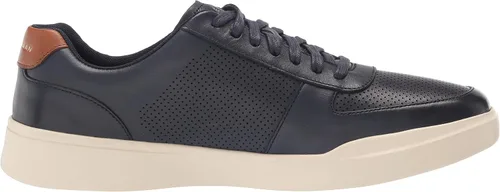 Vista 6 de Cole Haan Tenis modernos Crosscourt para hombre, Optic White - Lava fundida
