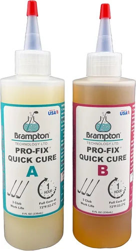 Vista 9 de Brampton PRO-FIX - Epoxi de golf de curado rápido, vida útil de 5 minutos, curado completo de 1 hora, extra fuerte, resistente a los impactos, kit