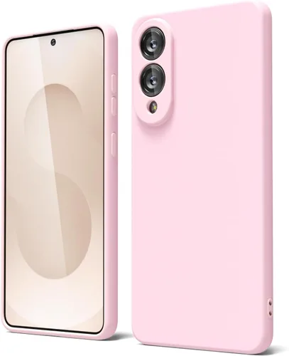 Vista 364 de oakxco Funda para teléfono Samsung Galaxy S8 de silicona líquida, delgada y fina de gel de goma suave TPU cubierta protectora simple llana