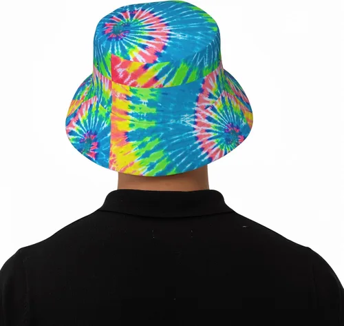 Vista 9 de Sombrero de pescador de mariquita blanca a la moda, ligero, para exteriores, para vacaciones en la playa, sombrero para mujer, vacaciones, viajes