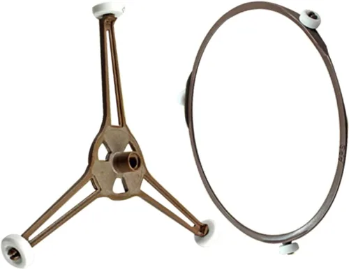 Vista 7 de PRETYZOOM 4 sets Accesorios de microondas Soporte de microondas Soporte de microondas Anillo de rodillo Soporte de microondas Bandeja de microondas