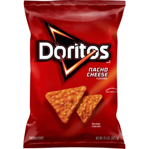Vista 20 de Frito-Lay Doritos - Bolsas de queso Nacho Chips de tortilla, 1 oz, 10