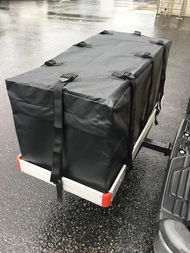 Vista 5 de MaxxHaul 70209 Bolsa de transporte de carga de carcasa suave para portaequipajes de montaje en enganche, resistente y resistente al agua, 47