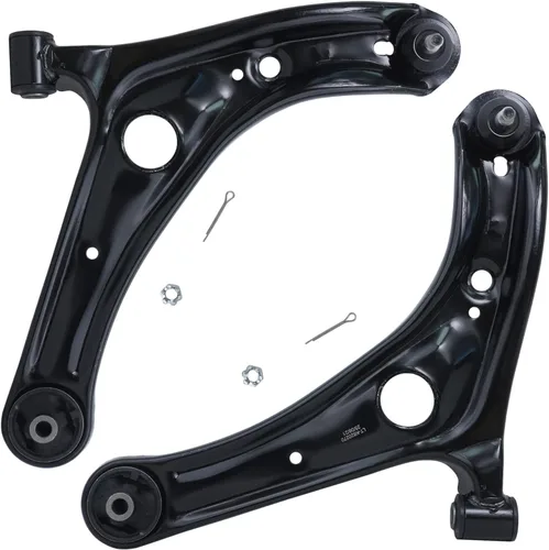 Vista 23 de Detroit Axle - 2 brazos de control delanteros para Volvo S60 V70 01-07, juego de 2 brazos de control inferiores 2001 2002 2003 2004 2005 2006 2007