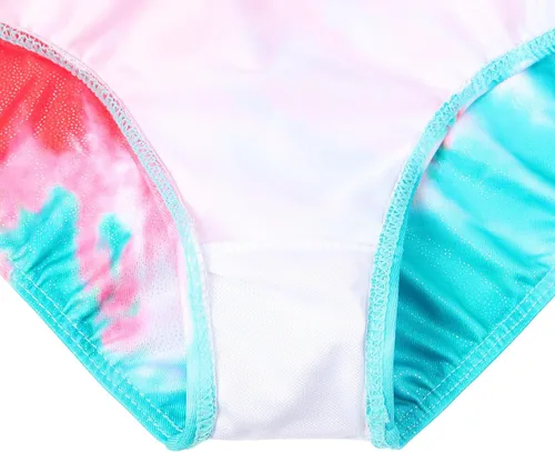 Vista 7 de XFGIRLS Leotardos de gimnasia para niñas, brillantes de una sola pieza, ropa deportiva, ballet, danza, leotardos atléticos