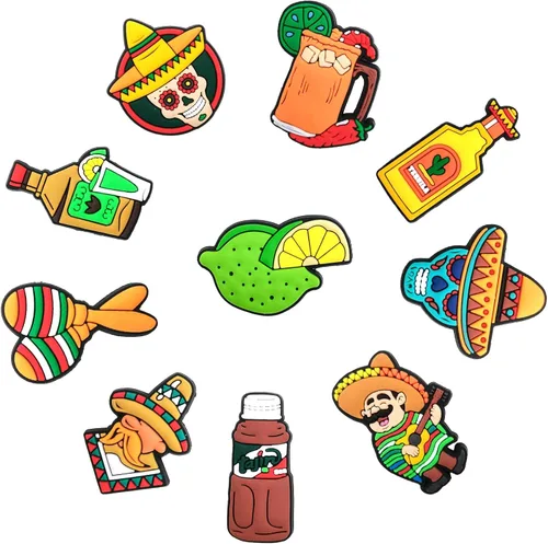 Vista 3 de Funny Cartoon Anime Shoe Charms Decoration For Clogs Sandals,PVC Garden Shoe Accessories,Unisex Adults Teens Kids Party Favor