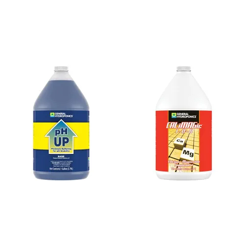 Vista 8 de General Hydroponics pH Down Liquid Premium Buffering, 1 galón, naranja y CALiMAGic 1-0-0, spray de mezcla concentrada, deficiencias secundarias
